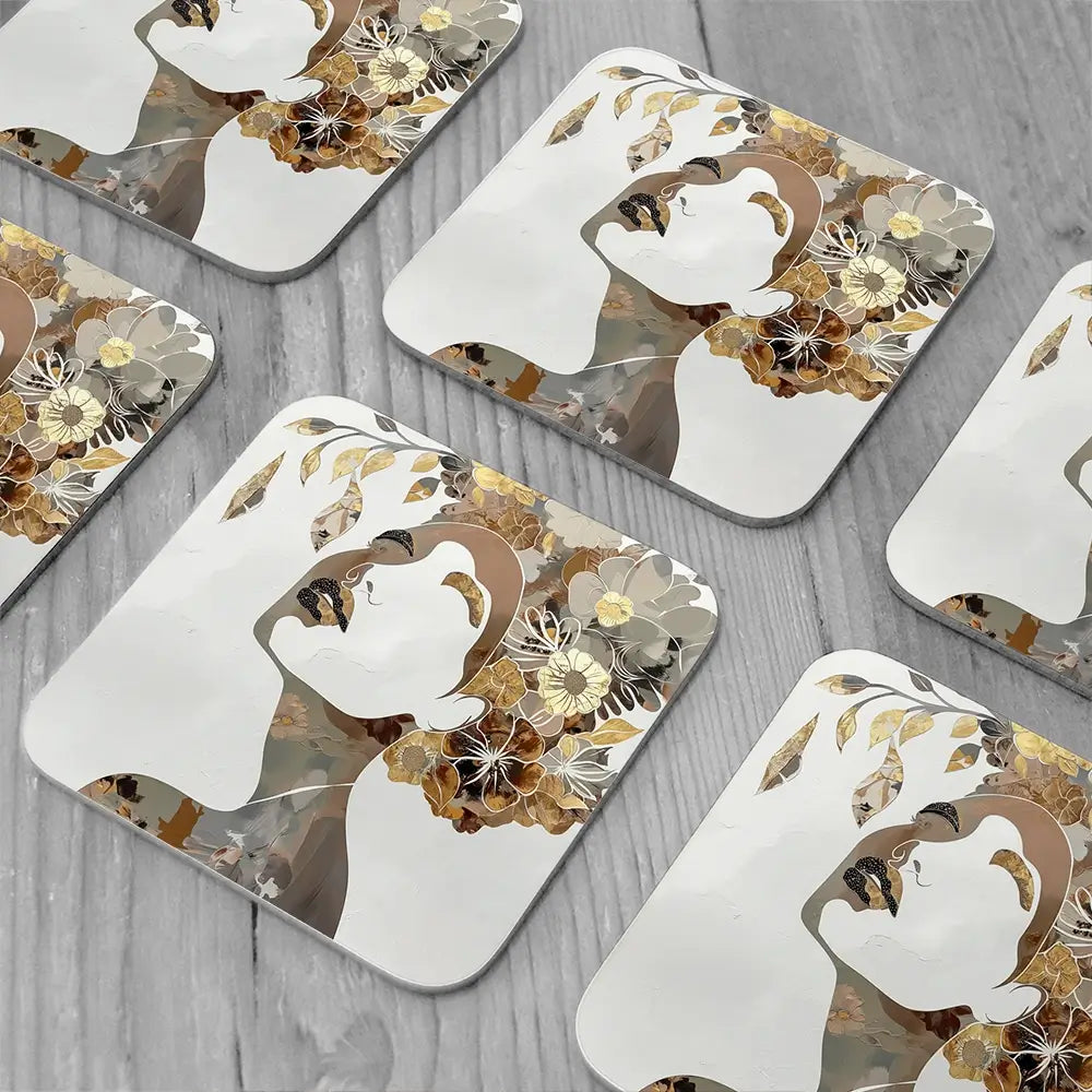 Elouise Coaster Set Elouise Coaster Set wall art product Bella Eve