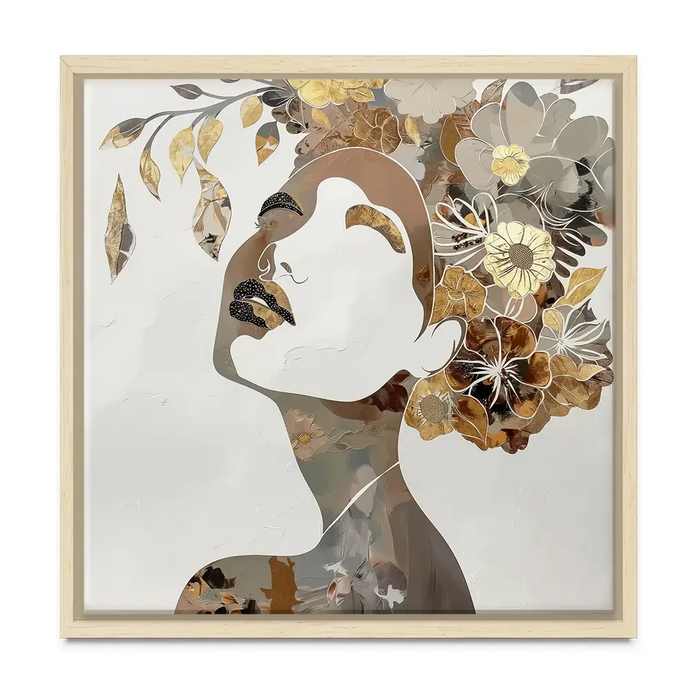Elouise Square Canvas Print Elouise Square Canvas Print wall art product Bella Eve
