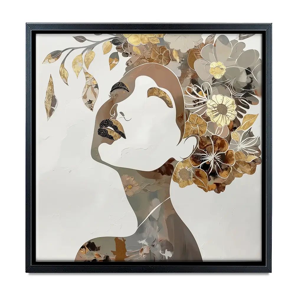 Elouise Square Canvas Print Elouise Square Canvas Print wall art product Bella Eve