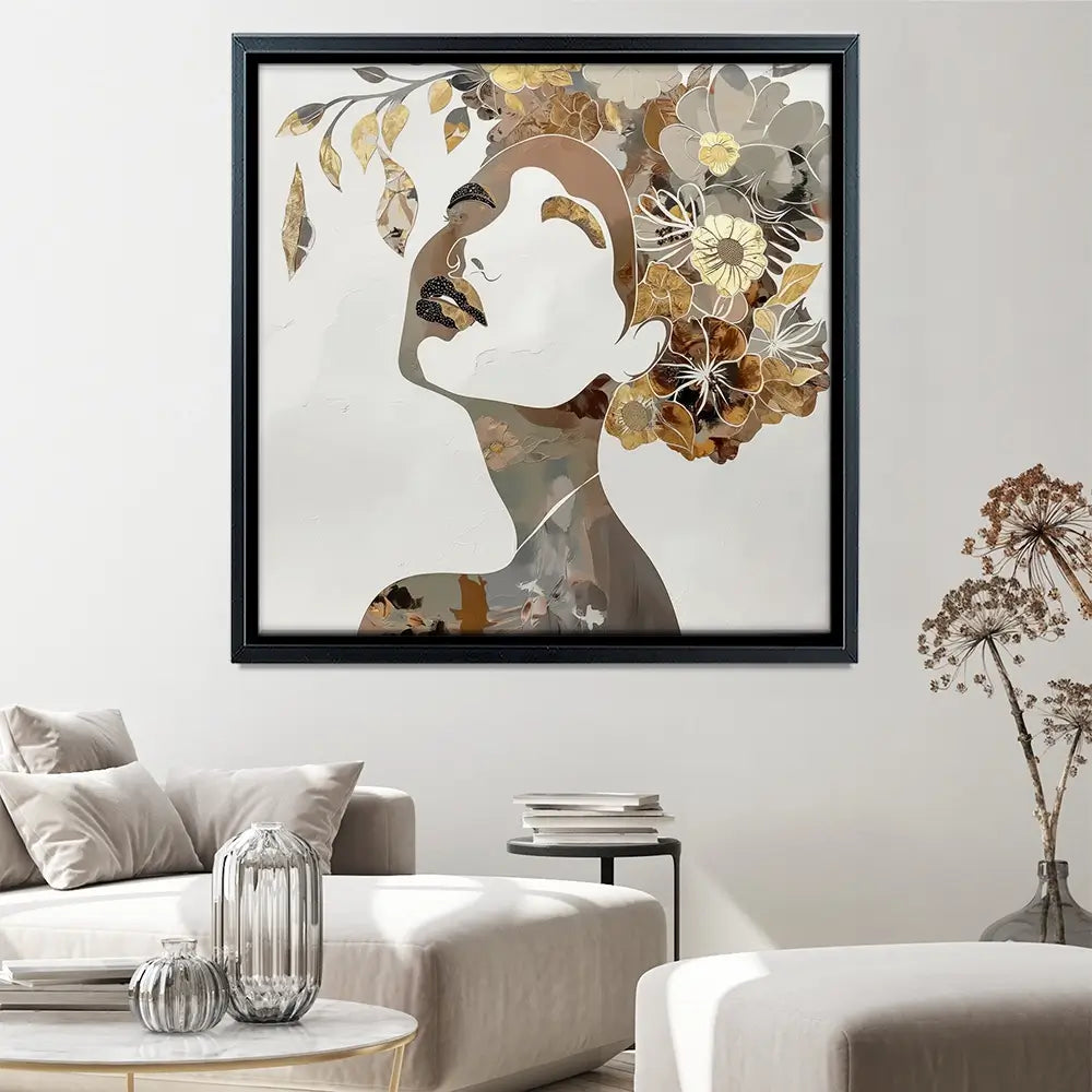 Elouise Square Canvas Print Elouise Square Canvas Print wall art product Bella Eve