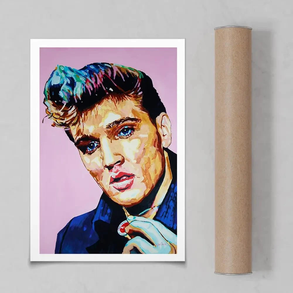 Elvis Art Print Elvis Art Print wall art product Juliet Stockton