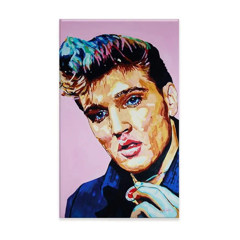 Elvis Canvas Print Elvis Canvas Print wall art product Juliet Stockton
