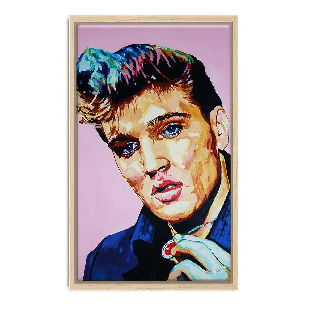 Elvis Canvas Print Elvis Canvas Print wall art product Juliet Stockton