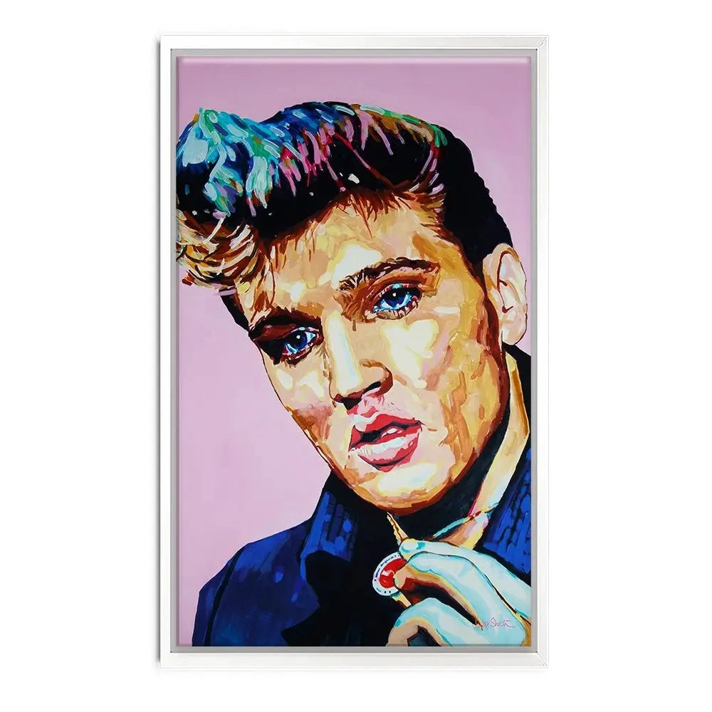 Elvis Canvas Print Elvis Canvas Print wall art product Juliet Stockton