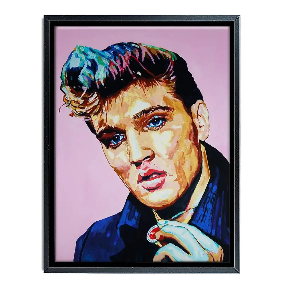 Elvis Canvas Print Elvis Canvas Print wall art product Juliet Stockton