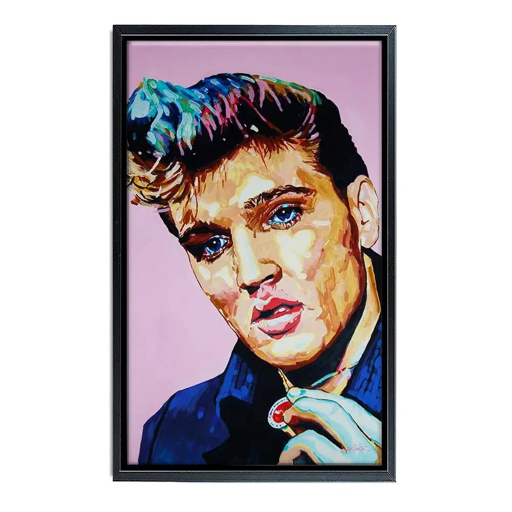 Elvis Canvas Print Elvis Canvas Print wall art product Juliet Stockton