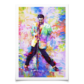 Elvis Presley Art Print Elvis Presley Art Print wall art product Leon Devenice