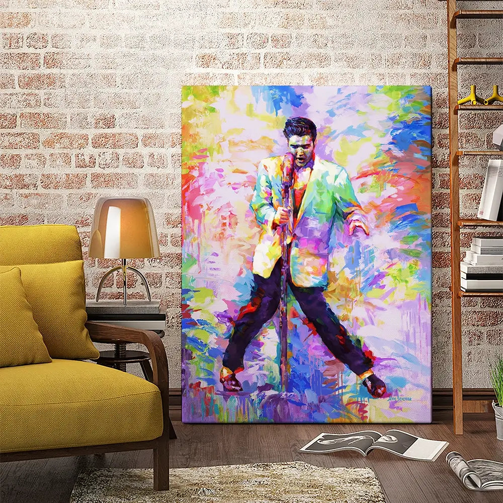 Elvis Presley Canvas Print Elvis Presley Canvas Print wall art product Leon Devenice