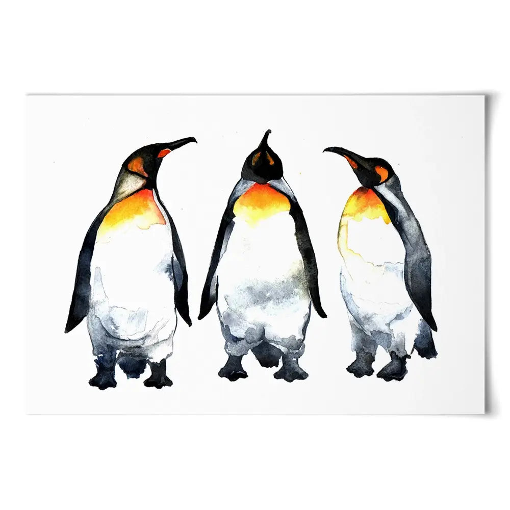 Emperor Penguins Art Print Emperor Penguins Art Print wall art product Kovaleva Galina / Shutterstock