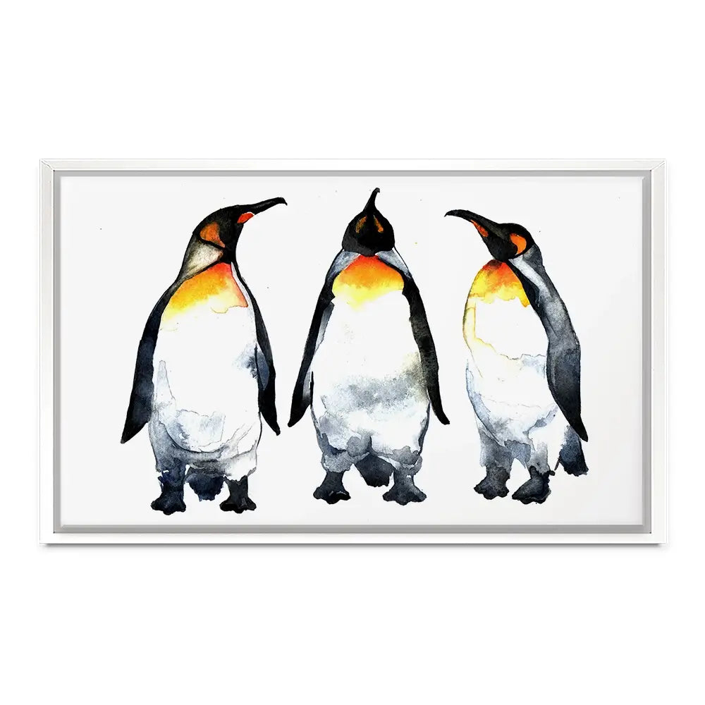 Emperor Penguins Canvas Print Emperor Penguins Canvas Print wall art product Kovaleva Galina / Shutterstock