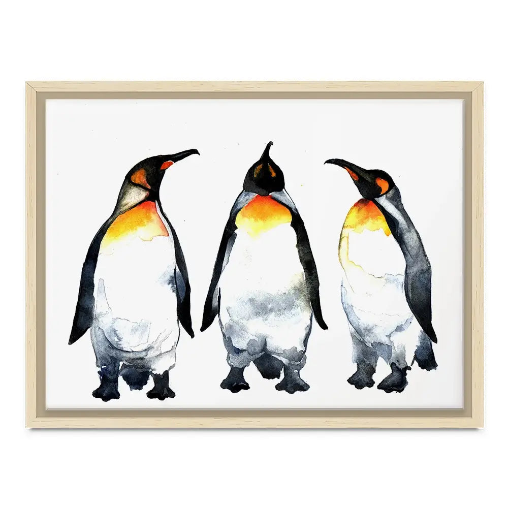 Emperor Penguins Canvas Print Emperor Penguins Canvas Print wall art product Kovaleva Galina / Shutterstock