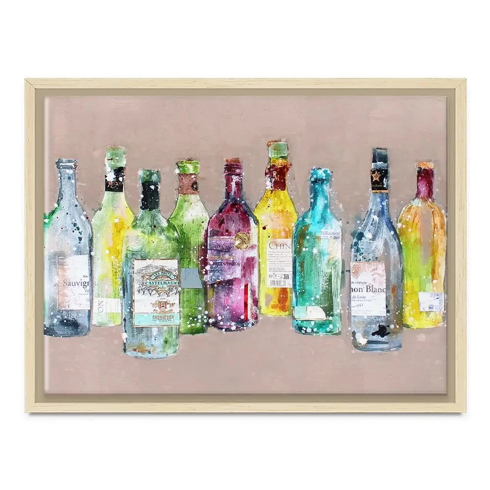 Empty Bottles Canvas Print Empty Bottles Canvas Print wall art product Studio Paint-Ing