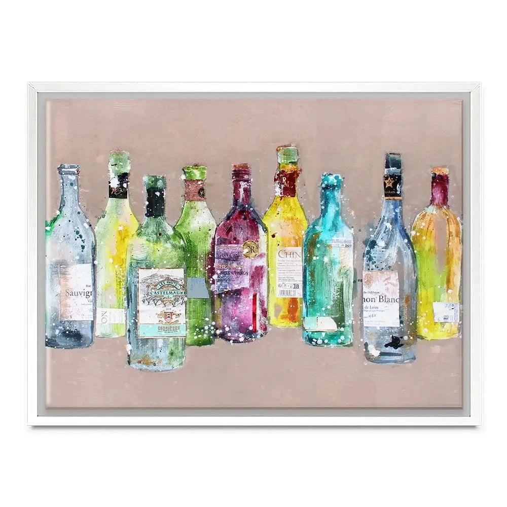 Empty Bottles Canvas Print Empty Bottles Canvas Print wall art product Studio Paint-Ing