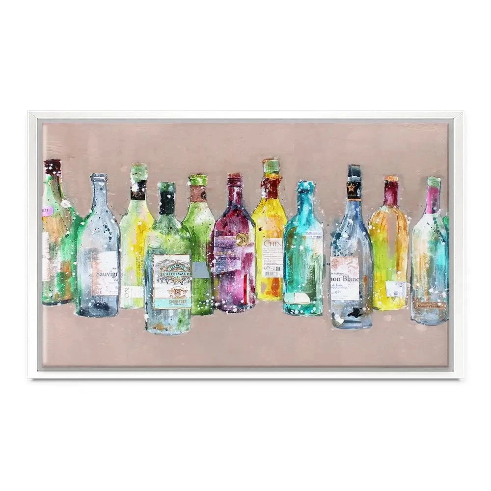 Empty Bottles Canvas Print Empty Bottles Canvas Print wall art product Studio Paint-Ing