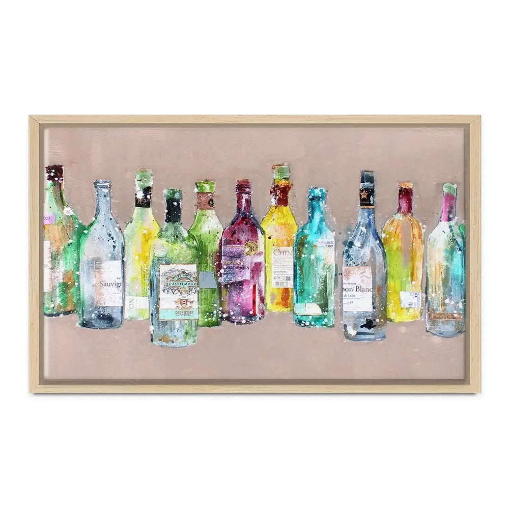 Empty Bottles Canvas Print Empty Bottles Canvas Print wall art product Studio Paint-Ing