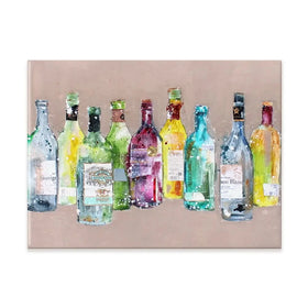 Empty Bottles Canvas Print Empty Bottles Canvas Print wall art product Studio Paint-Ing