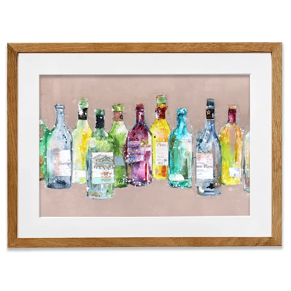 Empty Bottles Framed Art Print Empty Bottles Framed Art Print wall art product Studio Paint-Ing