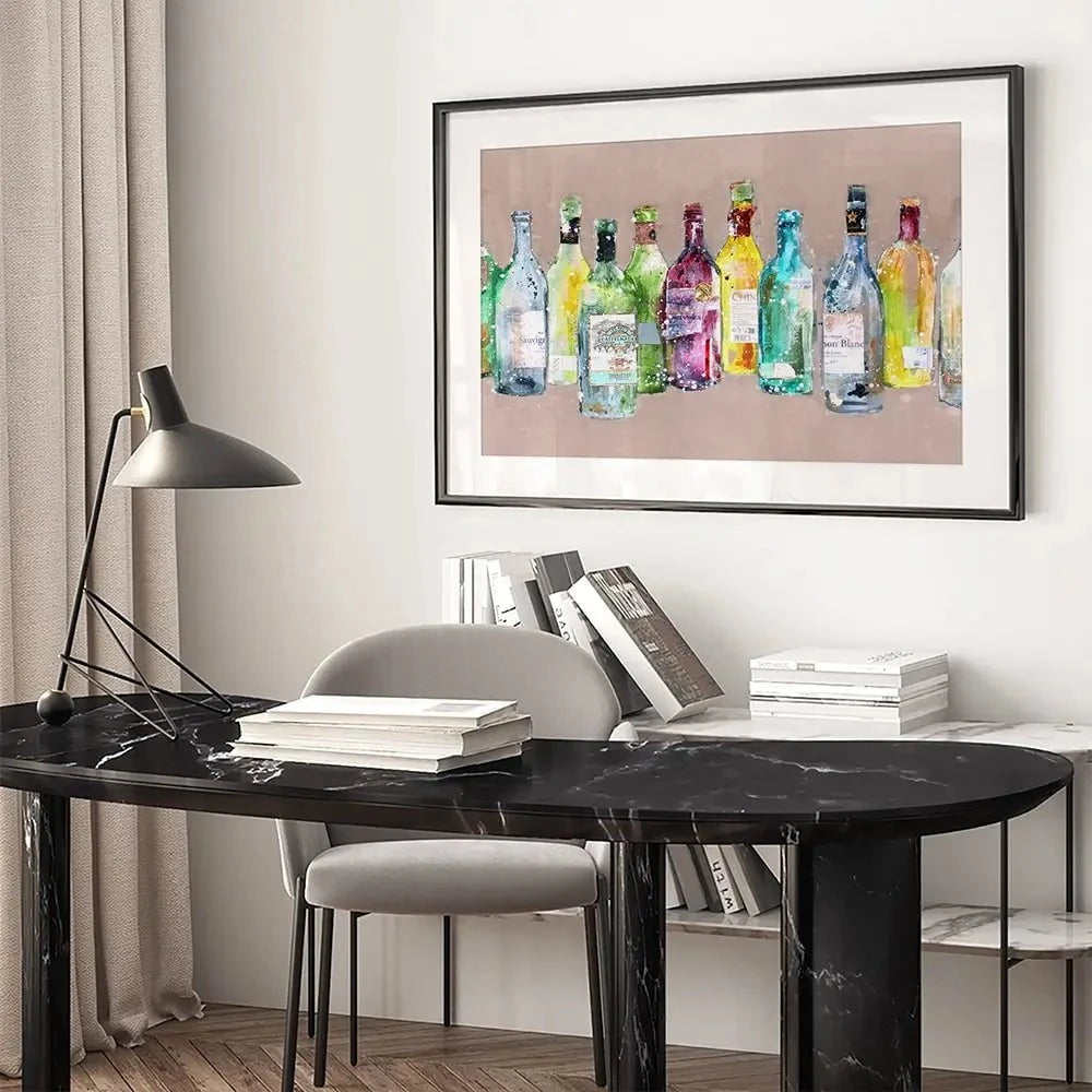 Empty Bottles Framed Art Print Empty Bottles Framed Art Print wall art product Studio Paint-Ing