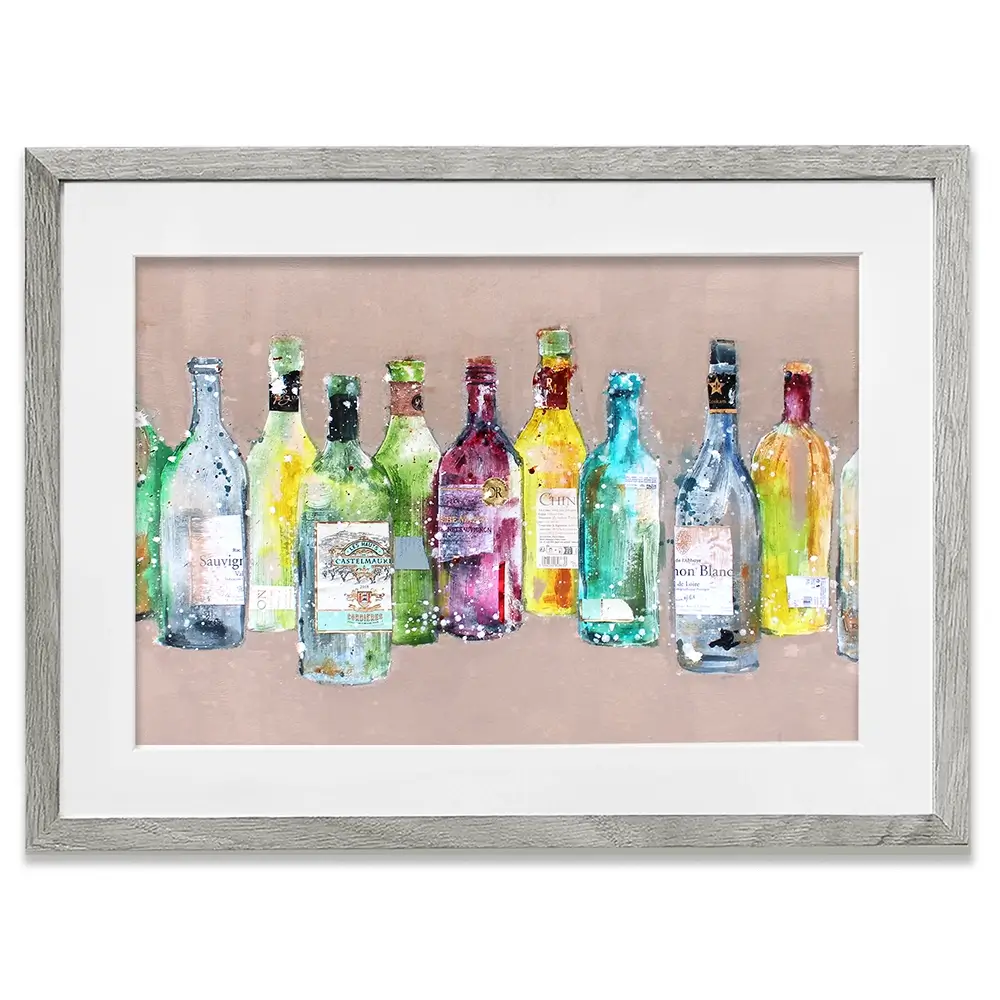 Empty Bottles Framed Art Print Empty Bottles Framed Art Print wall art product Studio Paint-Ing
