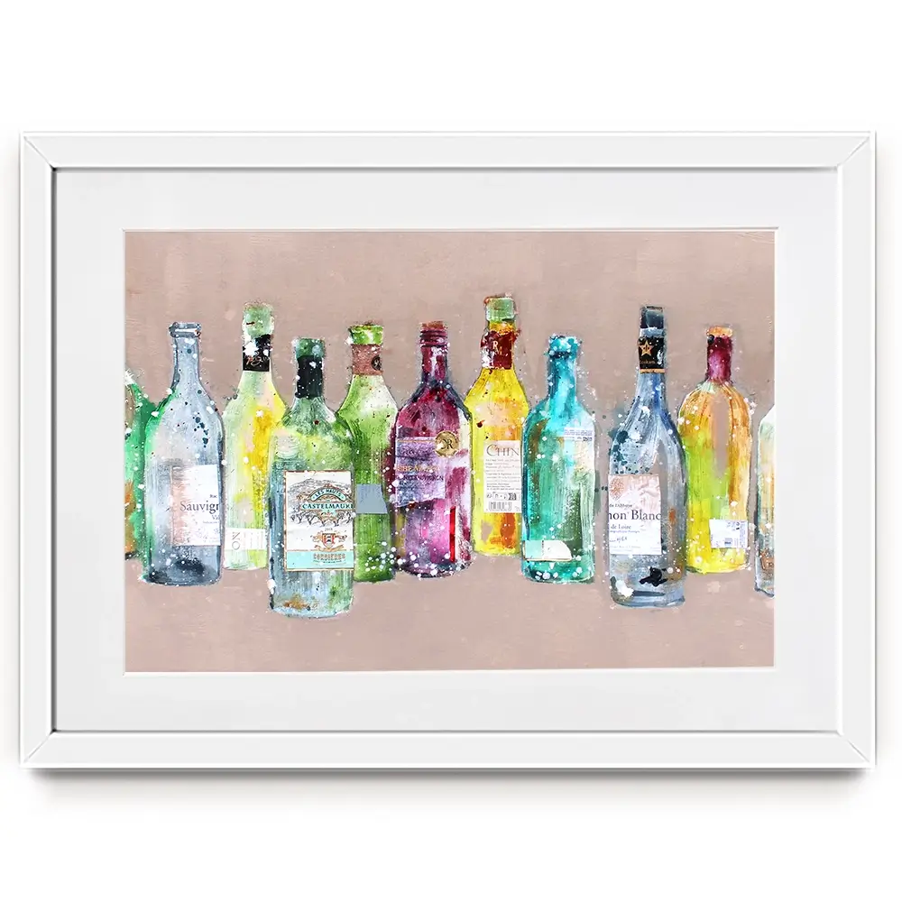 Empty Bottles Framed Art Print Empty Bottles Framed Art Print wall art product Studio Paint-Ing