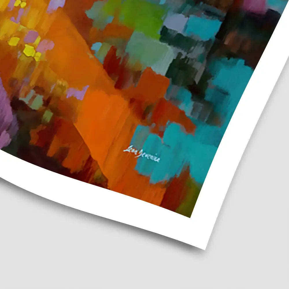 Enchanted Colourful Forest Art Print Enchanted Colourful Forest Art Print wall art product Leon Devenice
