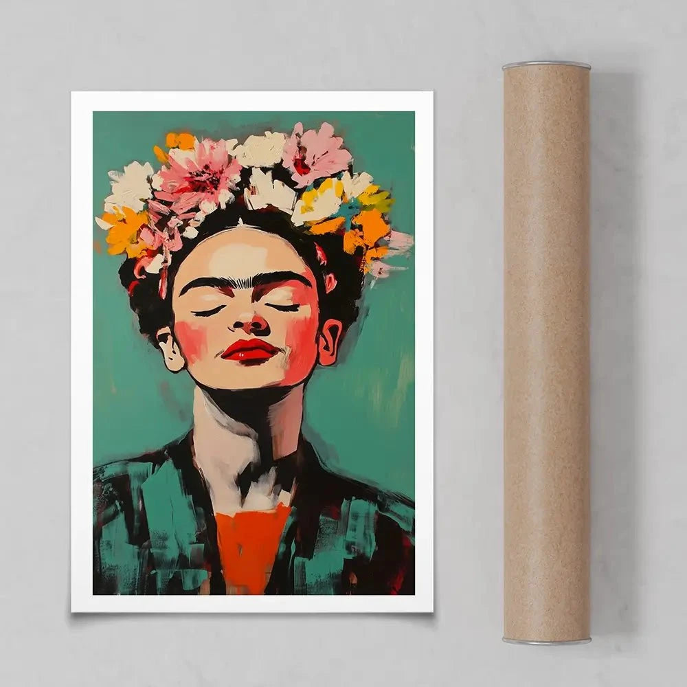 Enjoying Frida Art Print Enjoying Frida Art Print wall art product Treechild