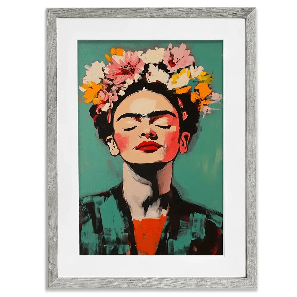 Enjoying Frida Framed Art Print Enjoying Frida Framed Art Print wall art product Treechild