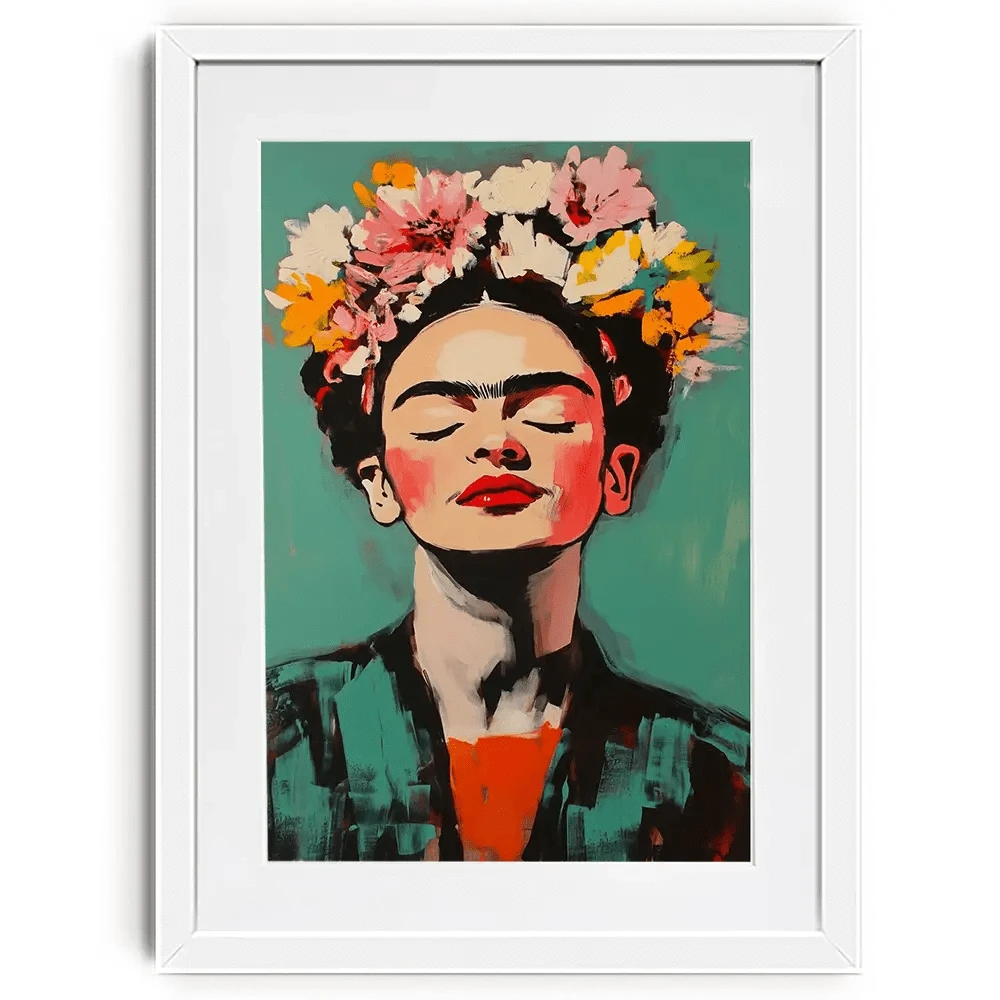 Enjoying Frida Framed Art Print Enjoying Frida Framed Art Print wall art product Treechild