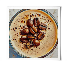 Espresso Martini Cocktail Square Art Print Espresso Martini Cocktail Square Art Print wall art product David Alexander Elder