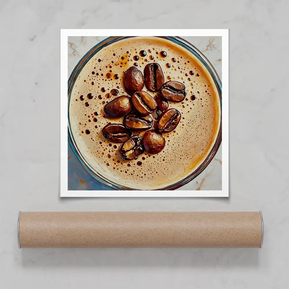 Espresso Martini Cocktail Square Art Print Espresso Martini Cocktail Square Art Print wall art product David Alexander Elder