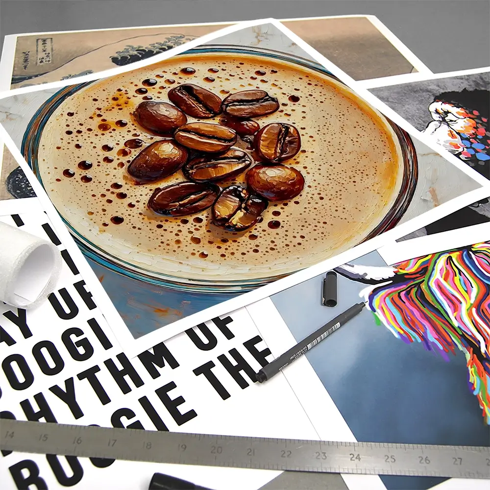 Espresso Martini Cocktail Square Art Print Espresso Martini Cocktail Square Art Print wall art product David Alexander Elder