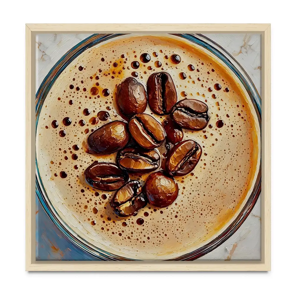 Espresso Martini Cocktail Square Canvas Print Espresso Martini Cocktail Square Canvas Print wall art product David Alexander Elder