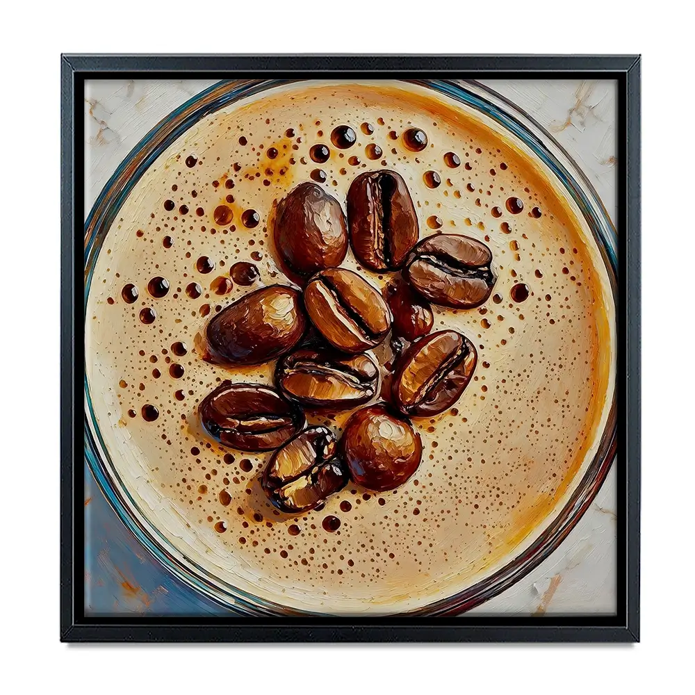 Espresso Martini Cocktail Square Canvas Print Espresso Martini Cocktail Square Canvas Print wall art product David Alexander Elder