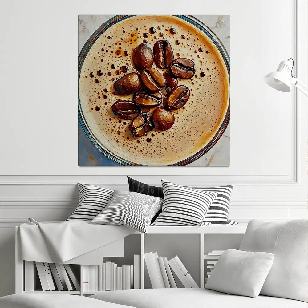 Espresso Martini Cocktail Square Canvas Print Espresso Martini Cocktail Square Canvas Print wall art product David Alexander Elder