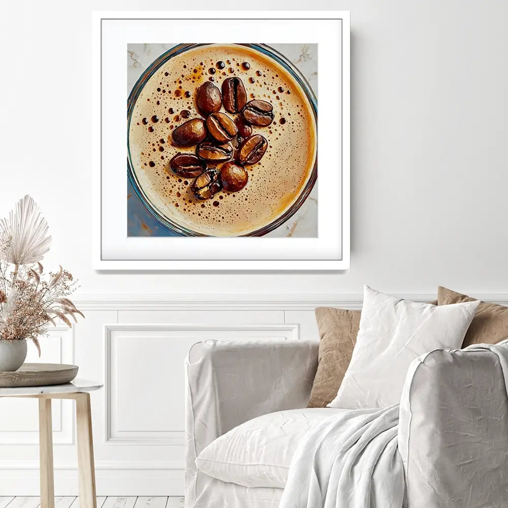 Espresso Martini Cocktail Square Framed Art Print Espresso Martini Cocktail Square Framed Art Print wall art product David Alexander Elder