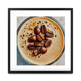 Espresso Martini Cocktail Square Framed Art Print Espresso Martini Cocktail Square Framed Art Print wall art product David Alexander Elder