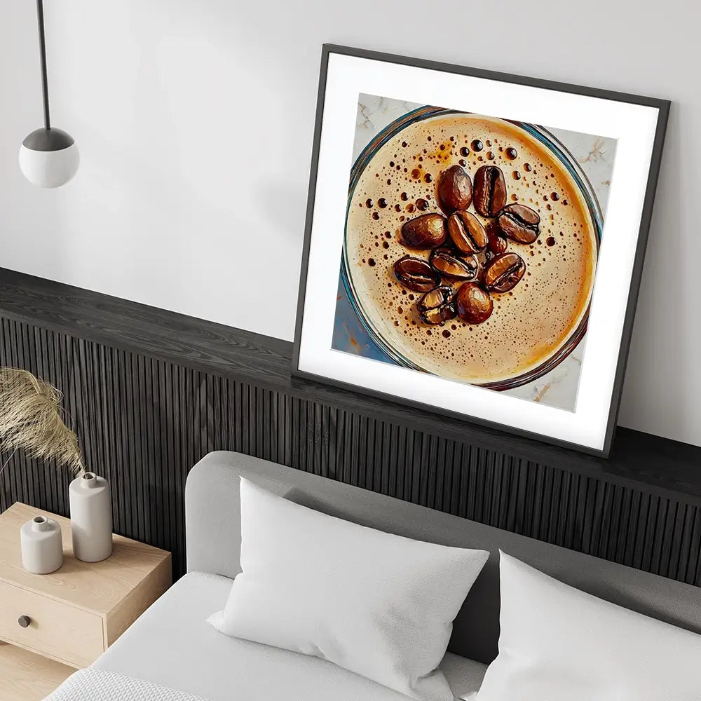 Espresso Martini Cocktail Square Framed Art Print Espresso Martini Cocktail Square Framed Art Print wall art product David Alexander Elder