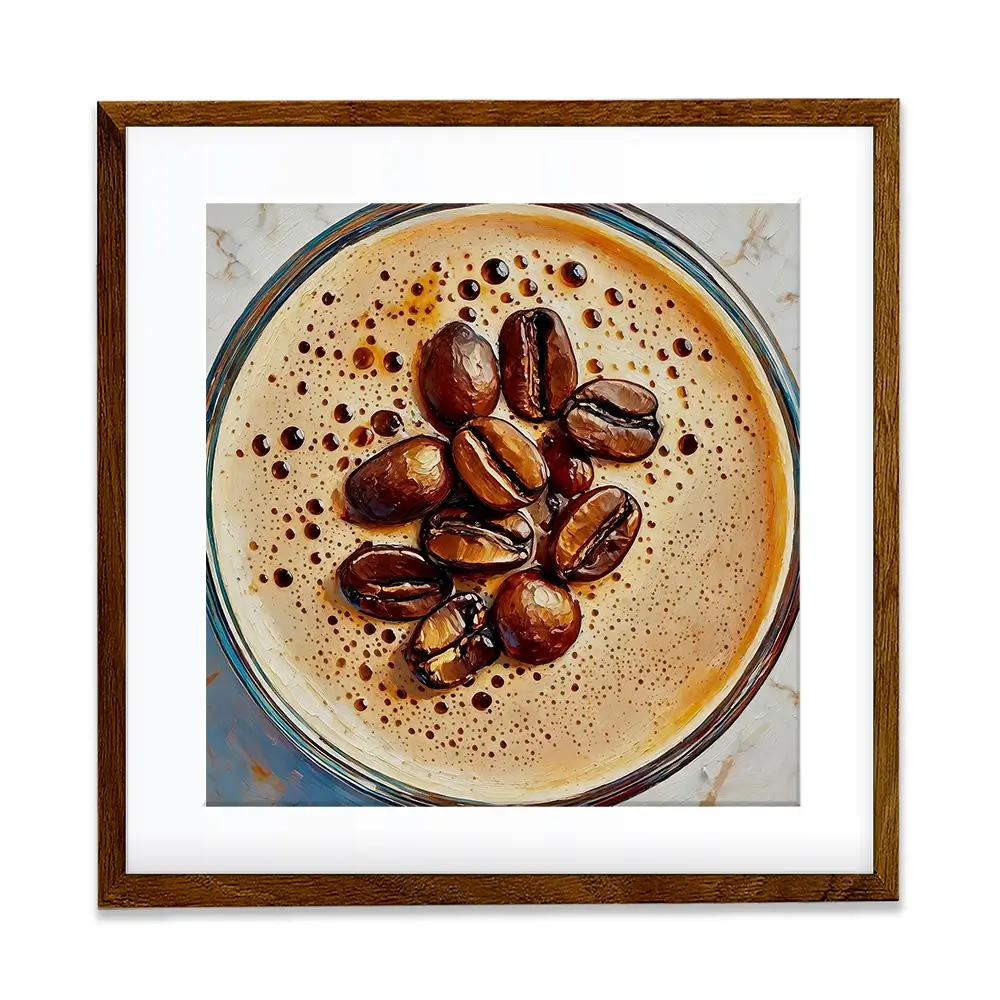Espresso Martini Cocktail Square Framed Art Print Espresso Martini Cocktail Square Framed Art Print wall art product David Alexander Elder