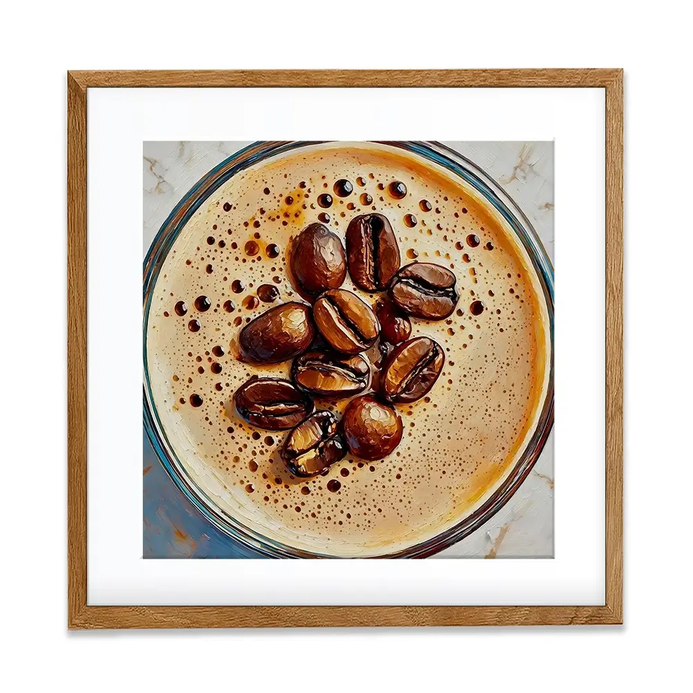 Espresso Martini Cocktail Square Framed Art Print Espresso Martini Cocktail Square Framed Art Print wall art product David Alexander Elder