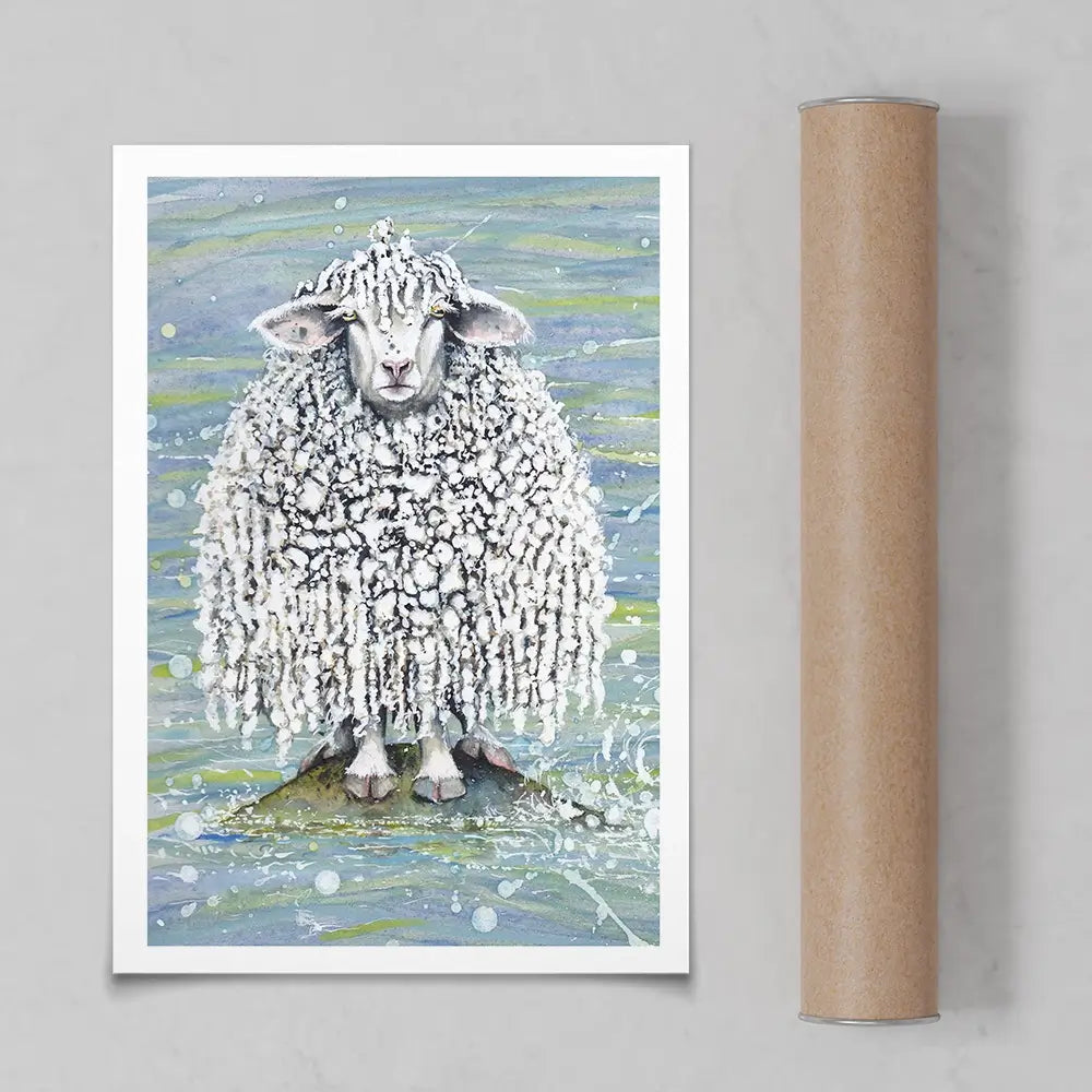 Ethel's Seaside Visit Art Print Ethel's Seaside Visit Art Print wall art product Maggie Vandewalle - Independent