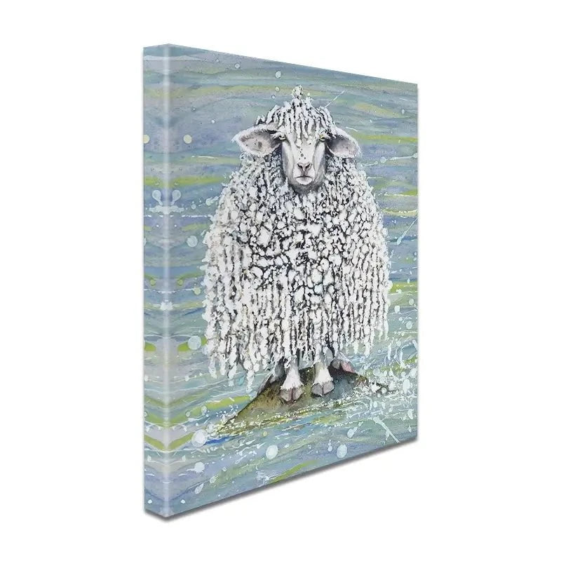 Ethel's Seaside Visit Canvas Print Ethel's Seaside Visit Canvas Print wall art product Maggie Vandewalle - Independent