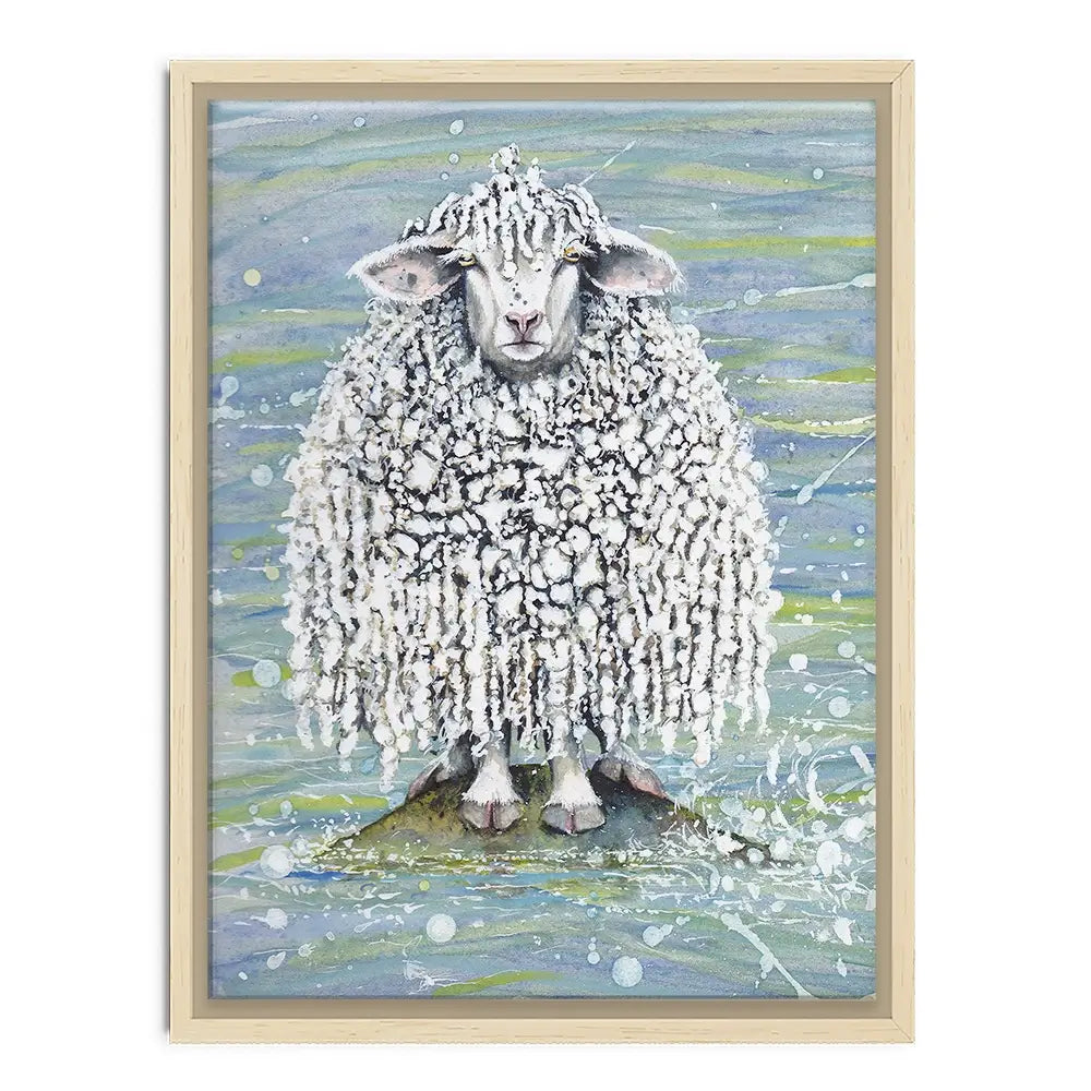 Ethel's Seaside Visit Canvas Print Ethel's Seaside Visit Canvas Print wall art product Maggie Vandewalle - Independent