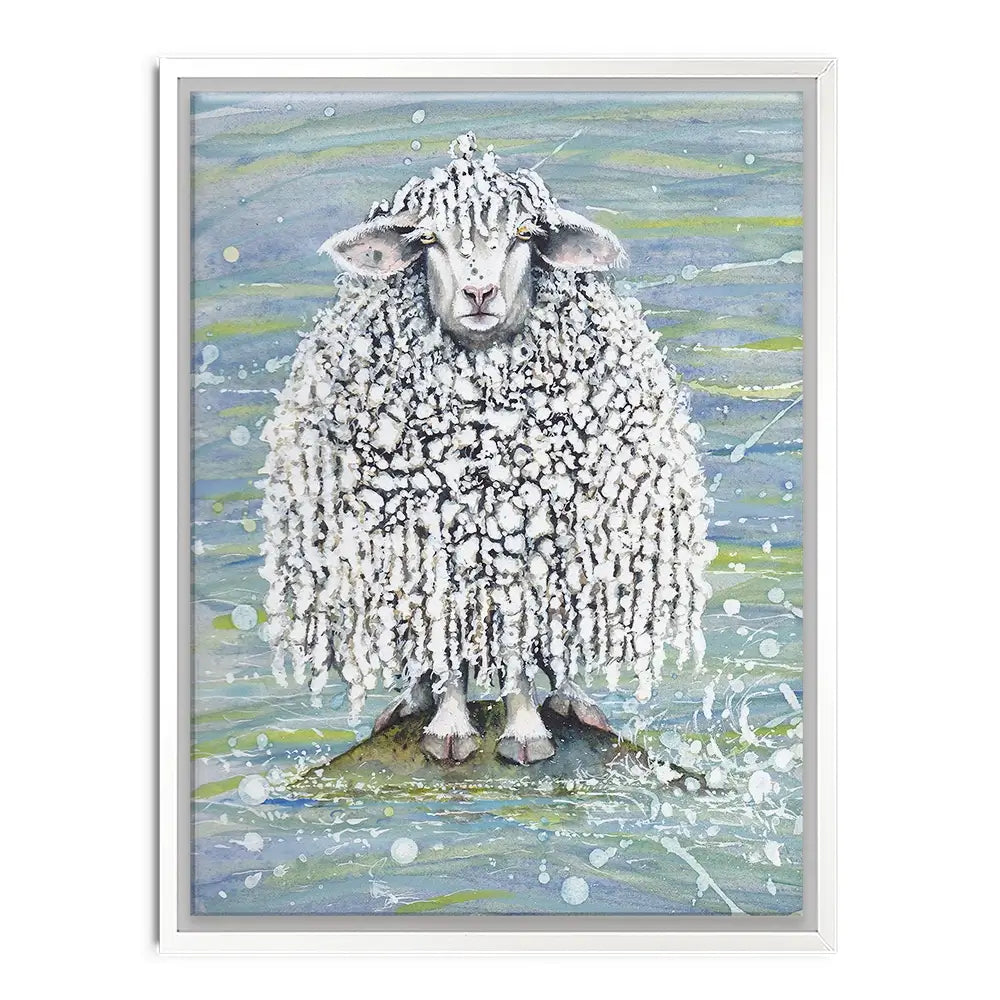 Ethel's Seaside Visit Canvas Print Ethel's Seaside Visit Canvas Print wall art product Maggie Vandewalle - Independent