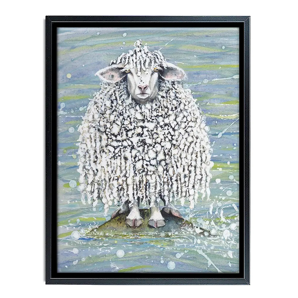 Ethel's Seaside Visit Canvas Print Ethel's Seaside Visit Canvas Print wall art product Maggie Vandewalle - Independent