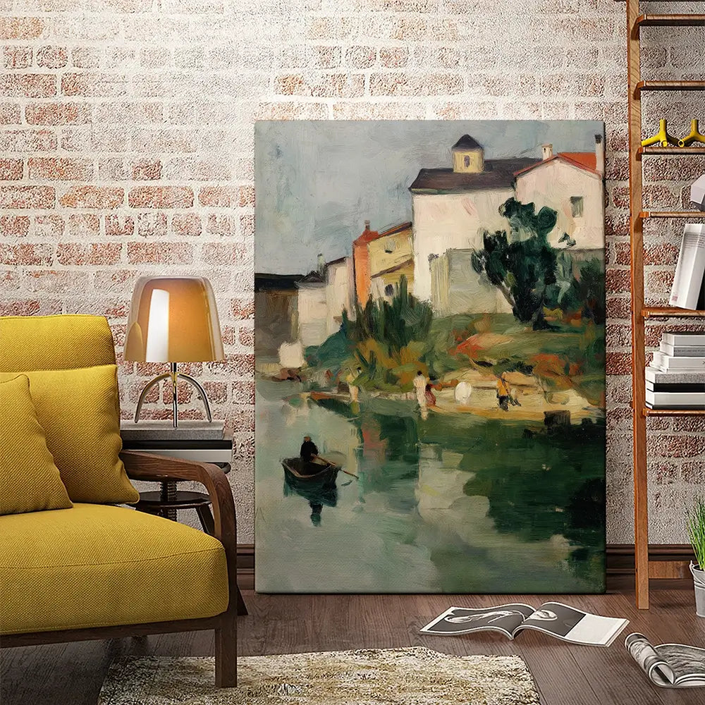 Evening Drift Canvas Print Evening Drift Canvas Print wall art product Treechild