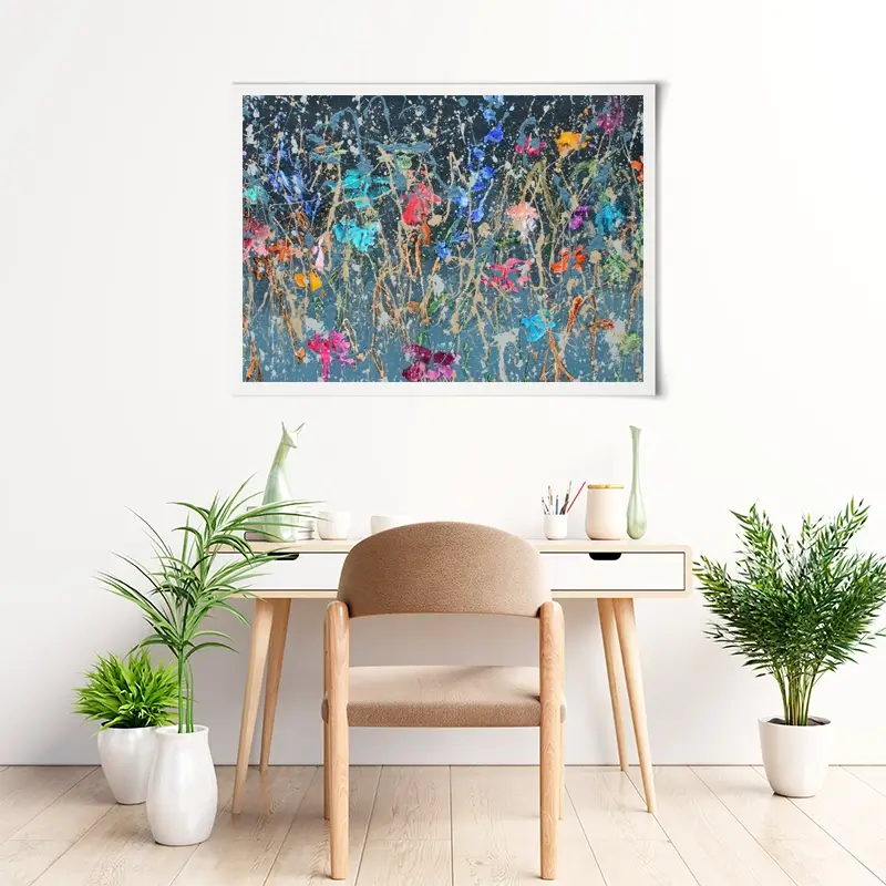Evening Flowers Art Print Evening Flowers Art Print wall art product Studio Paint-Ing