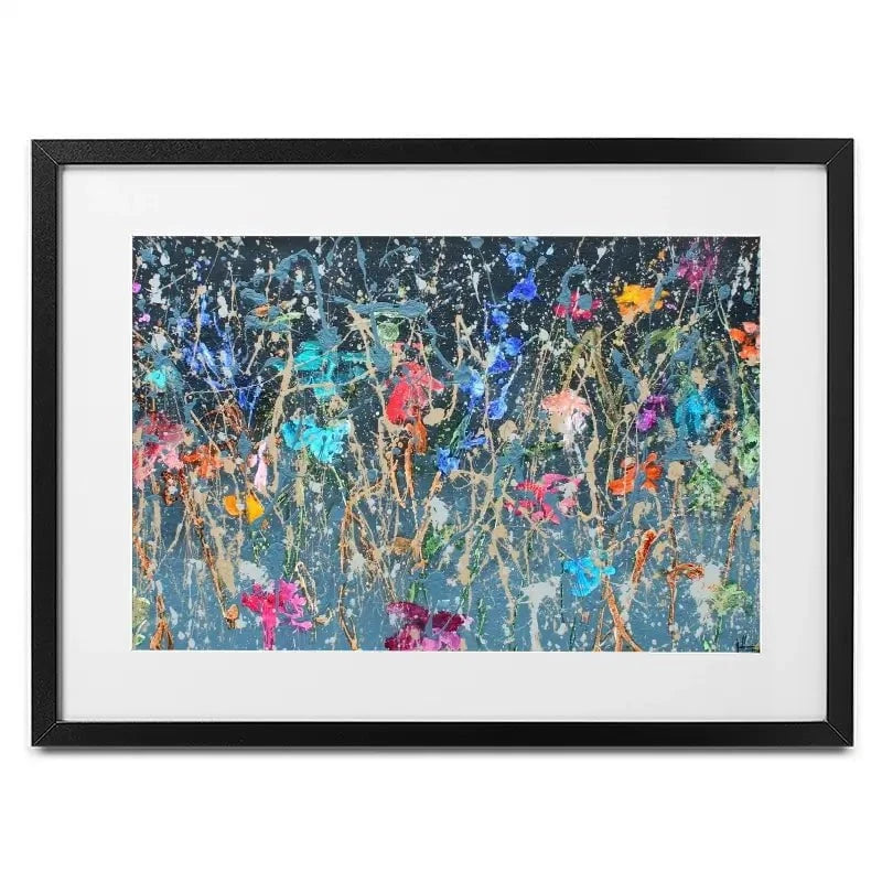 Evening Flowers Framed Art Print Evening Flowers Framed Art Print wall art product Studio Paint-Ing