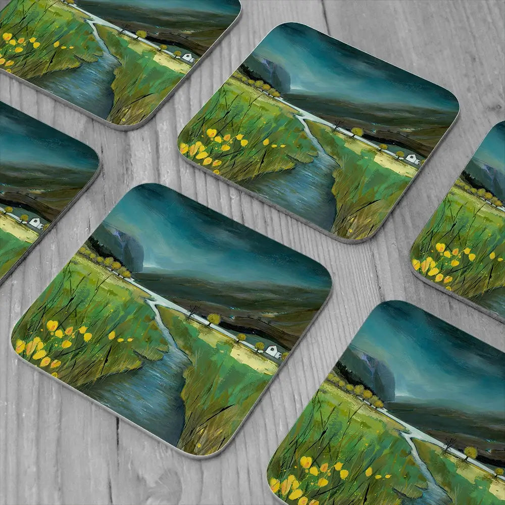 Evening Light Buttermere Coaster Set Evening Light Buttermere Coaster Set wall art product Karen Sutton
