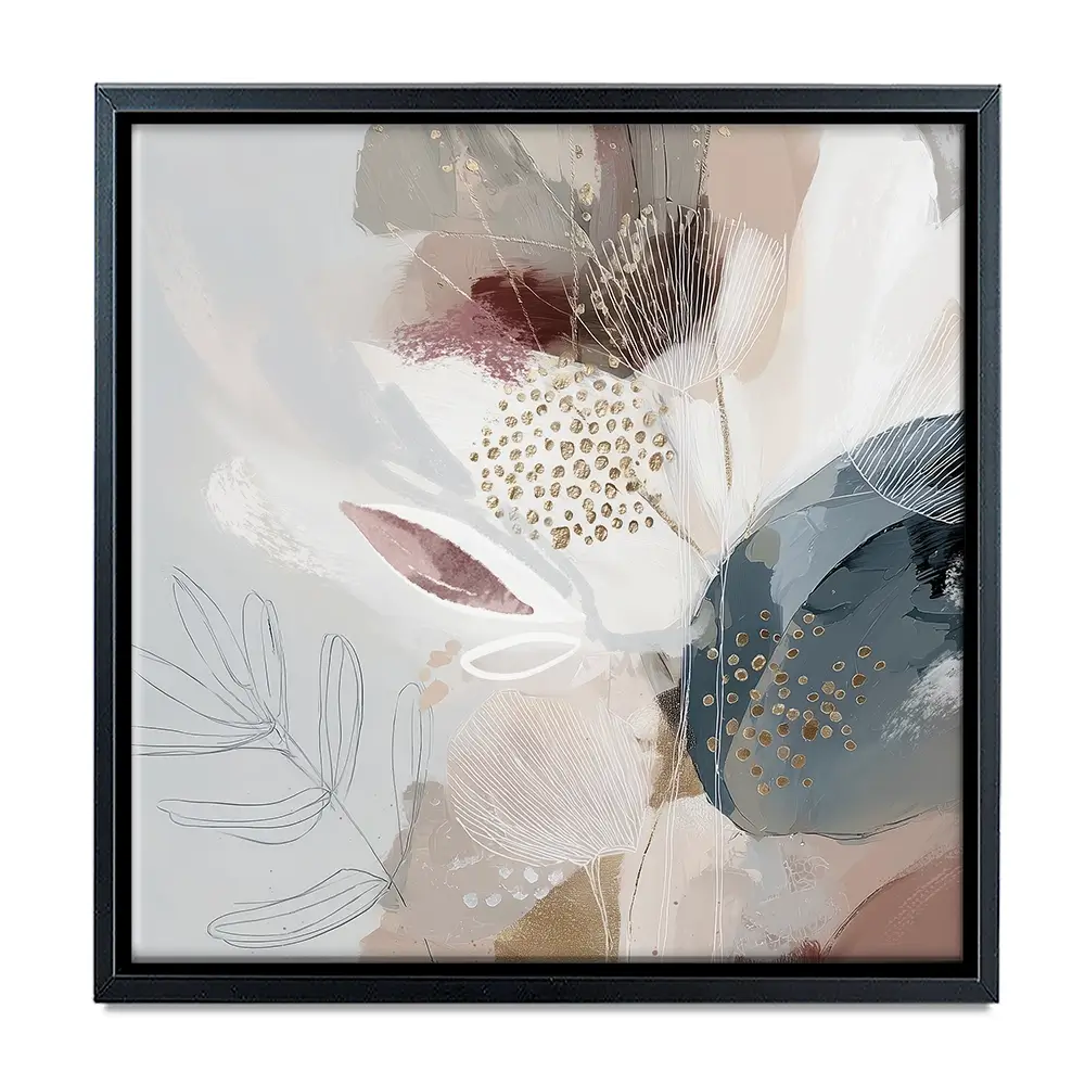Evie Belle Abstract Square Canvas Print Evie Belle Abstract Square Canvas Print wall art product Bella Eve