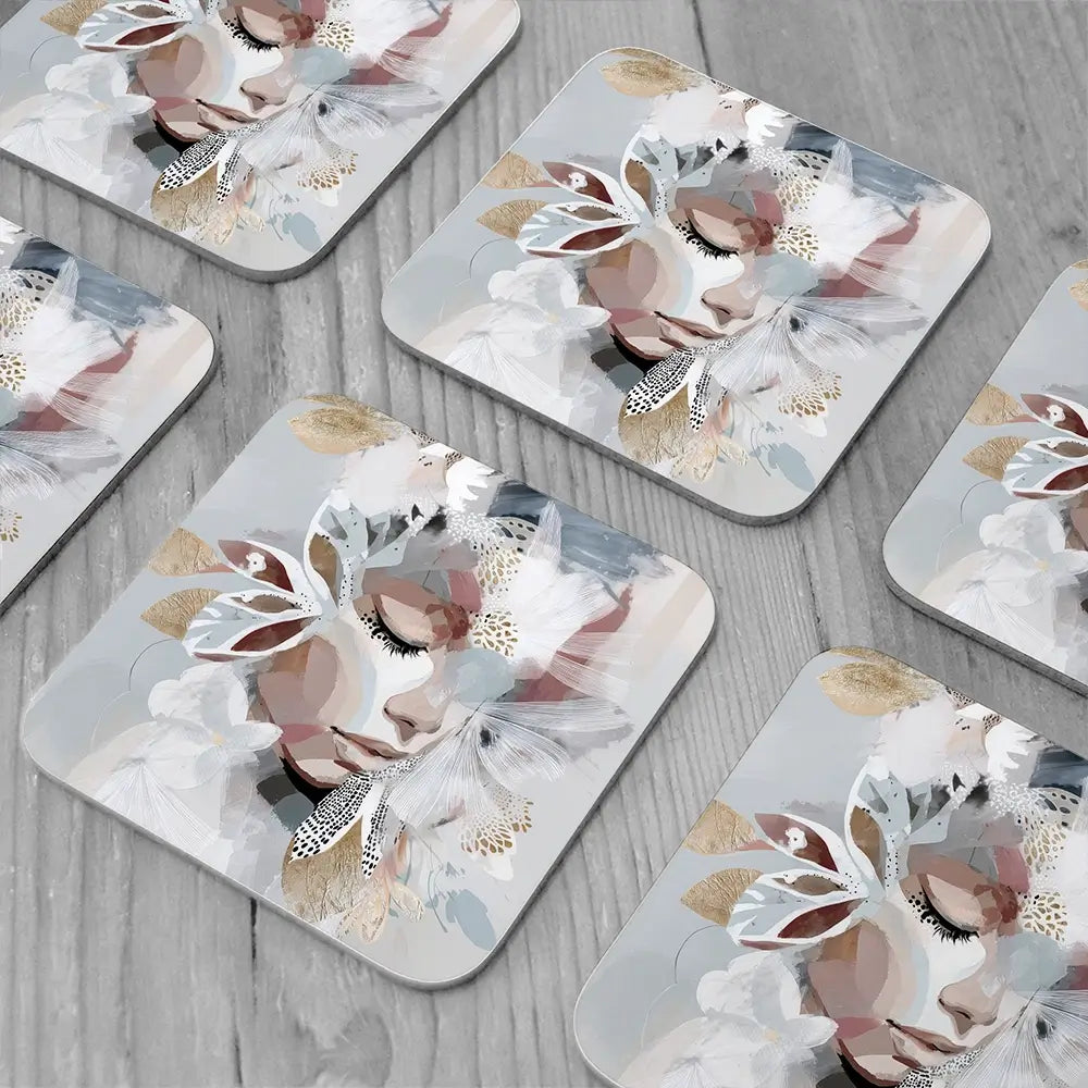 Evie Belle Coaster Set Evie Belle Coaster Set wall art product Bella Eve